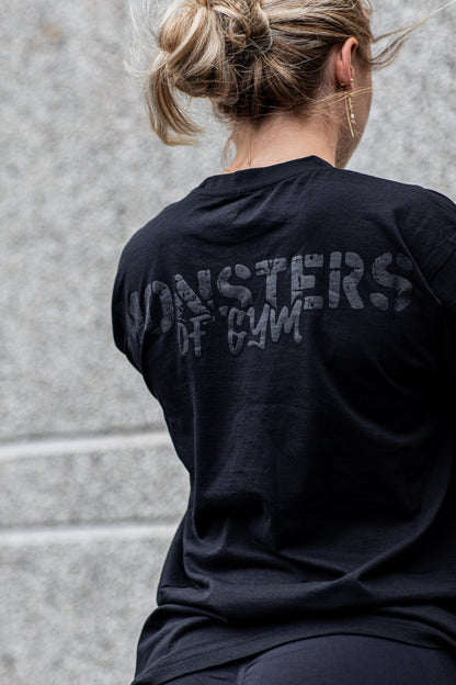 MOG Oversize Tee (Black & Black)