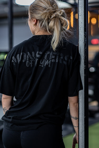 MOG Oversize Tee (Black & Black)