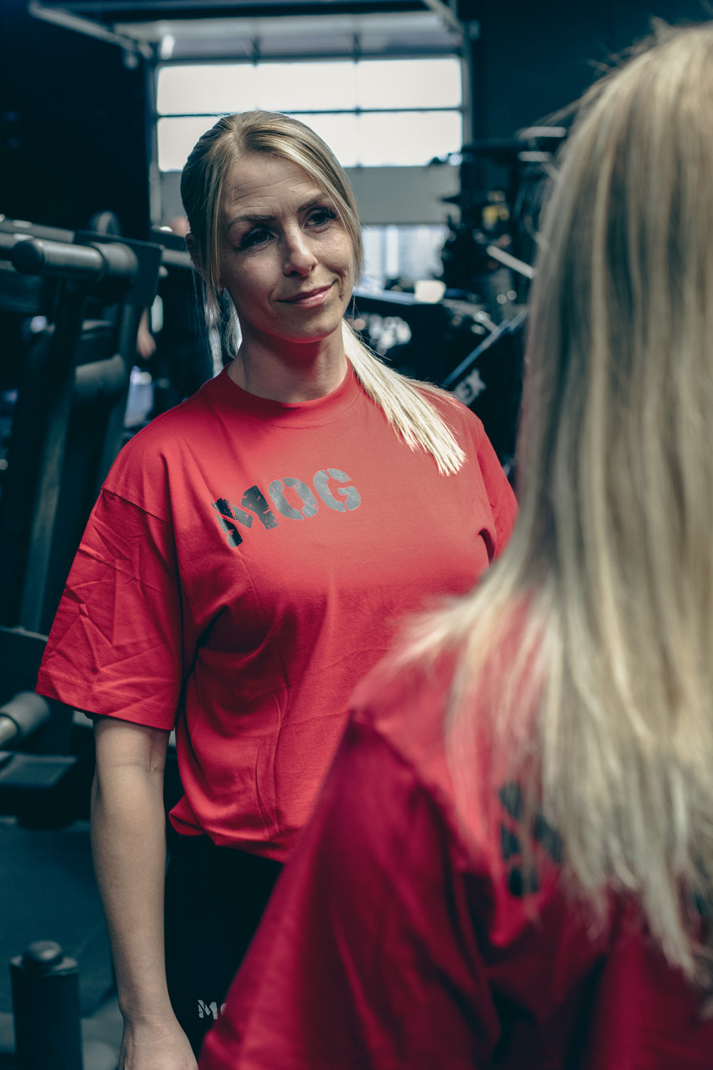 MOG Oversize Tee (Red & Black)